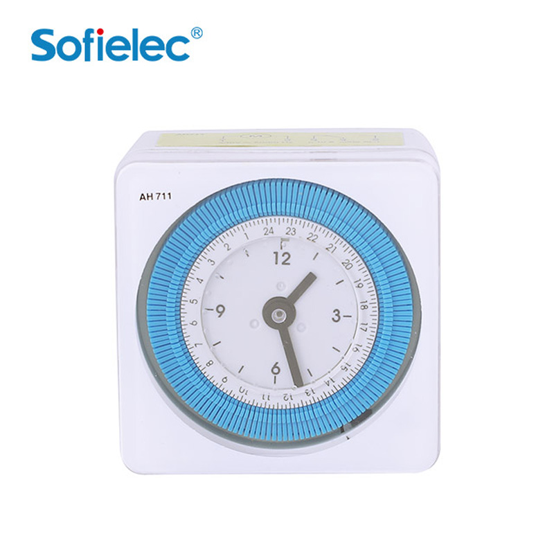 Interruptor horario analógico programable mecánico AH711 220 V-240 V 50 Hz