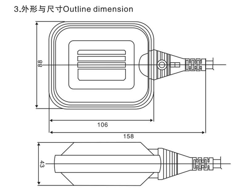 Dimensión del contorno