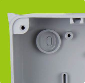 Caja de distribución eléctrica económica serie HT