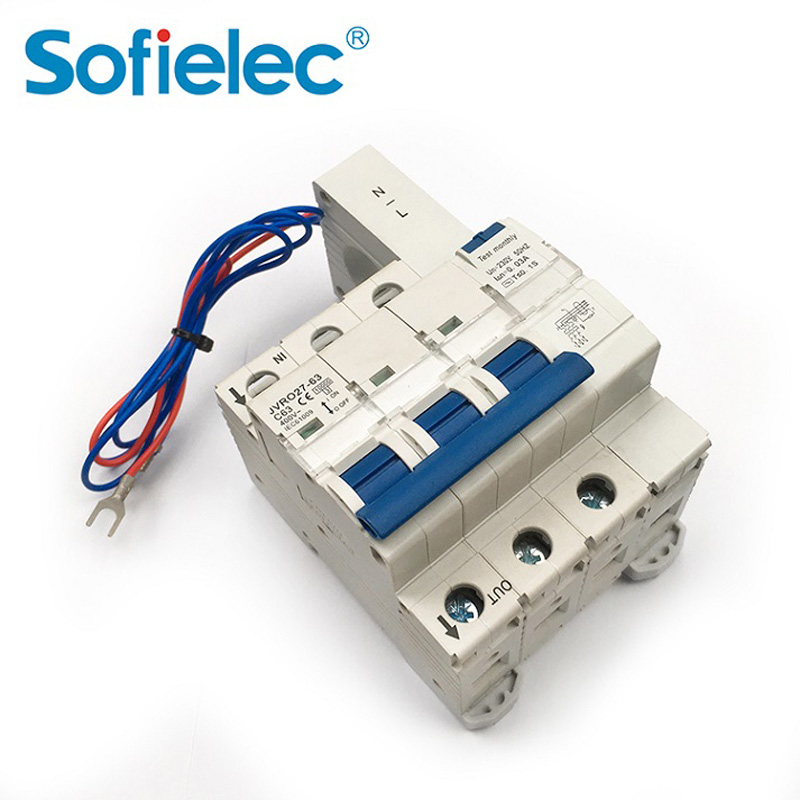 JVRO27-63 Disyuntor RCBO 1P+N 30 mA en oferta