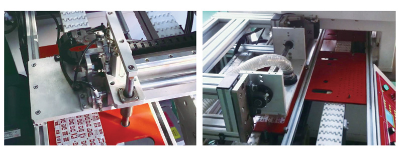 Máquina de ensamblaje de teclado e impresión