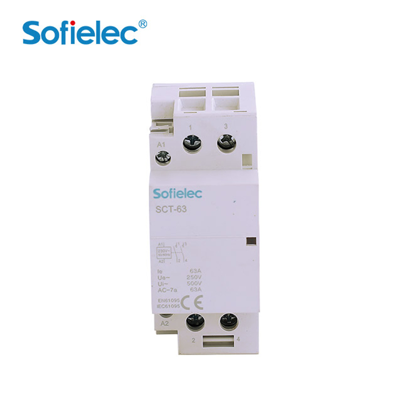 Contactor modular de riel DIN SCT-63