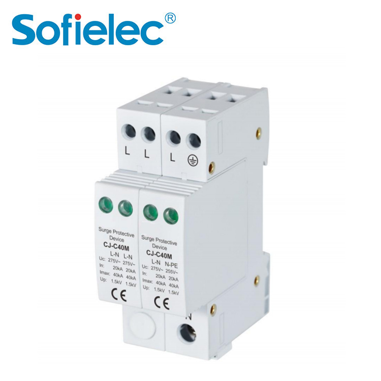 Pluggable Multi-Pole SPD CJ-C40M/3(S)+1